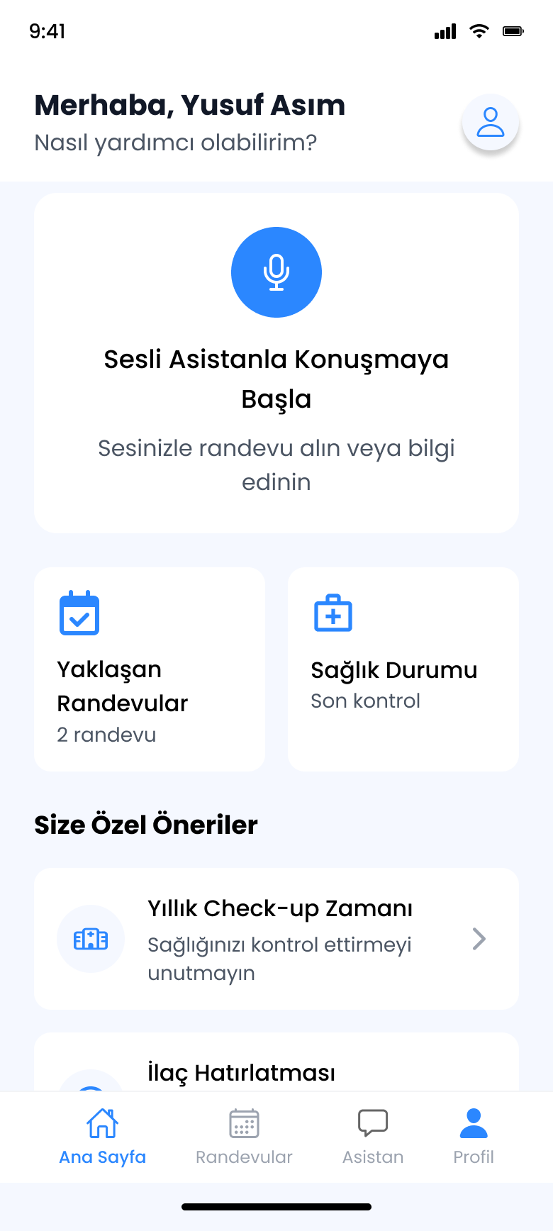 Voice-AI Mobil Uygulama